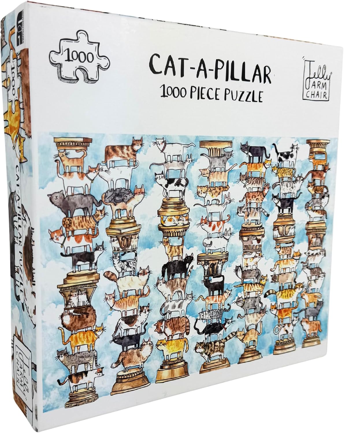 Jelly Armchair Cat-A-Pillar 1000 Piece Puzzle