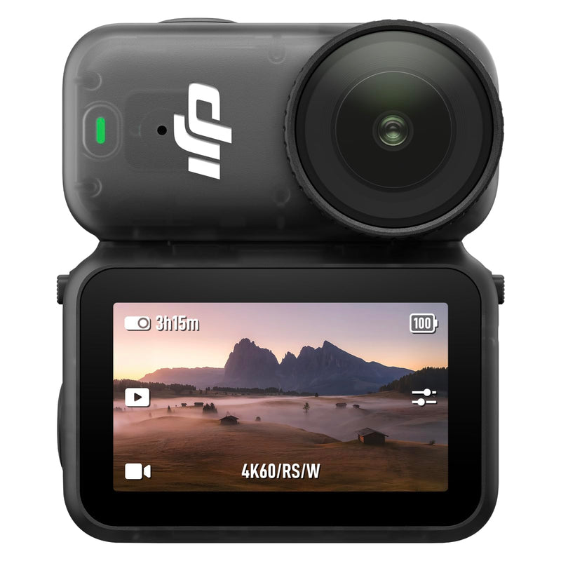 DJI Osmo Nano Standard Combo (128GB) - Small 4K/60fps Vlogging Camera with a 1/1.3″ Sensor, 143° Wide FOV Video, 200-Min Recording, Swift Content Transfer, Magnetic POV Cam 4K for Sports, Vlog
