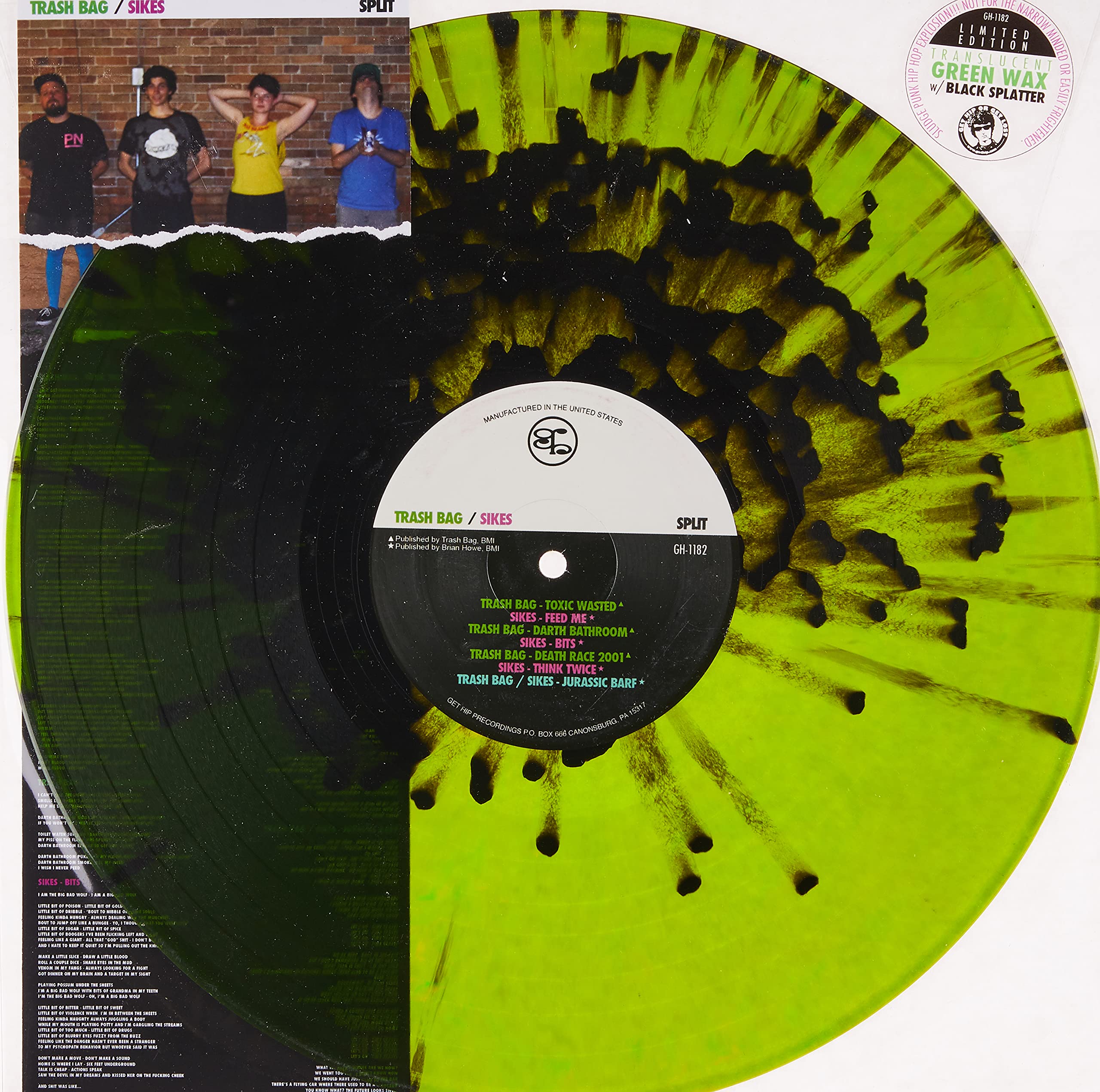 Trash Bag/Sikes - Split Ep (LP)