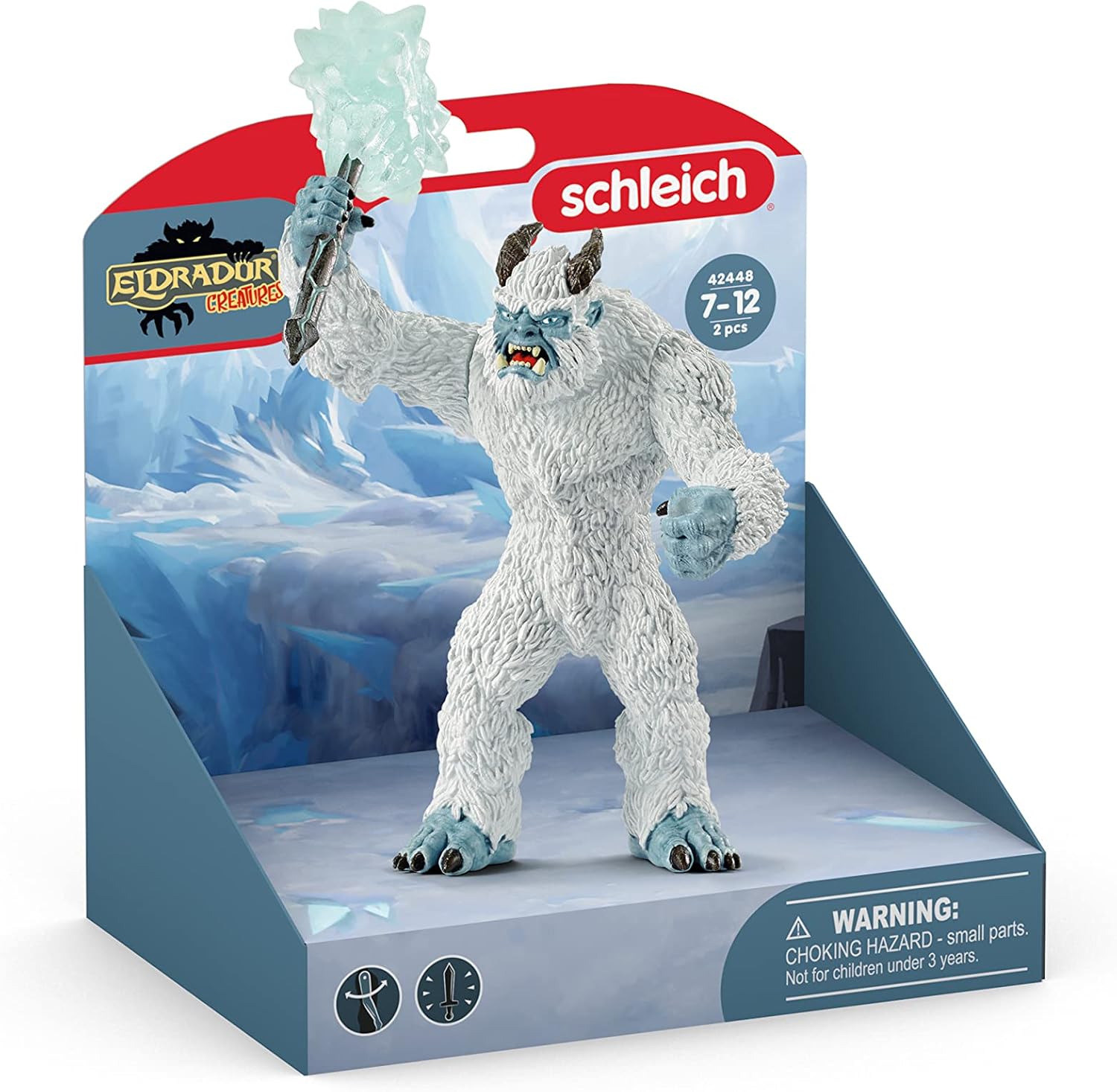Schleich - Eldrador - Ice Monster With Weapon (42448)
