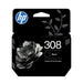 HP 308 Black Original Ink Cartridge (7FP21UE) - Works Envy 6110, 6120, 6130, 6520, 6530 series