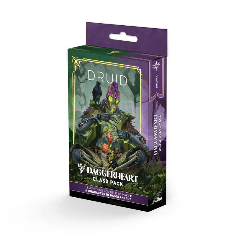 Darrington Press | Daggerheart Class Pack: Druid | RPG Class Pack, 76-Card Set, Druid Level 1-10, Sage And Arcana Domains, Subclasses And Character Tools | 1+ Players