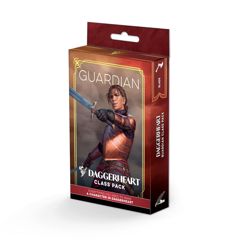 Darrington Press | Daggerheart Class Pack: Guardian | RPG Class Pack, 76-Card Set, Guardian Level 1-10, Valor And Blade Domains, Subclasses And Character Tools | 1+ Players