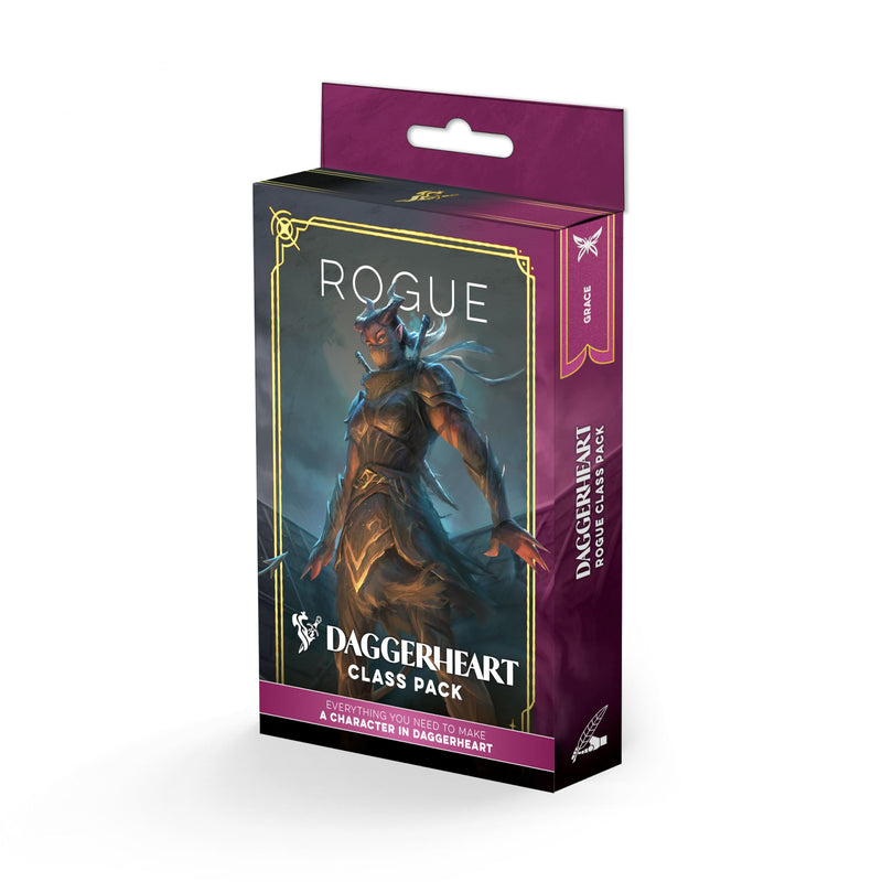 Darrington Press | Daggerheart Class Pack: Rogue | RPG Class Pack, 76-Card Set, Rogue Level 1-10, Midnight And Grace Domains, Subclasses And Character Tools | 1+ Players