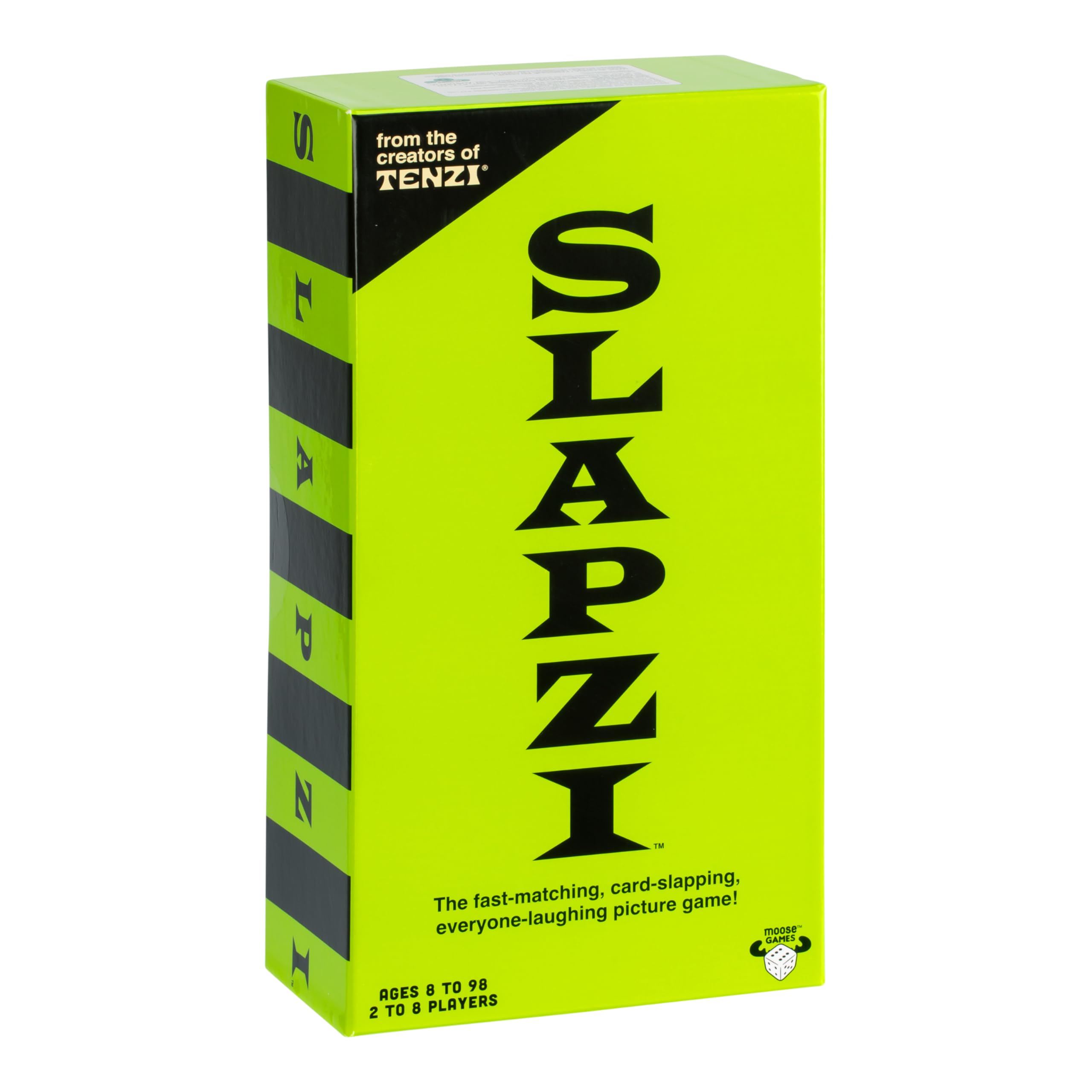 SLAPZI - The Fast-Matching, Card-Slapping Game, Match Picture Cards to Clue Cards and Slap Down Your match, Fast, Fun and Easy, Perfect For Family Game Nights & Parties. For 2-8 Players, Ages 8+