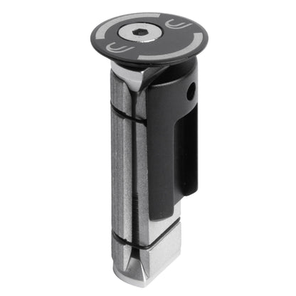 Deda Elementi D-Shape Expander Fork Bung with Top Cap, Black, 60mm