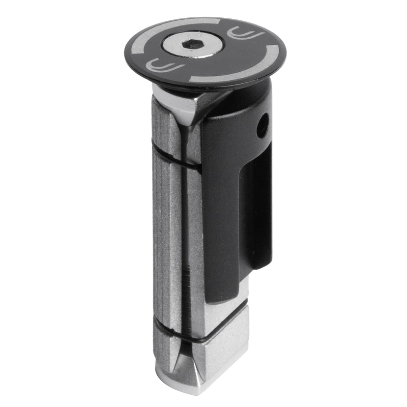 Deda Elementi D-Shape Expander Fork Bung with Top Cap, Black, 60mm
