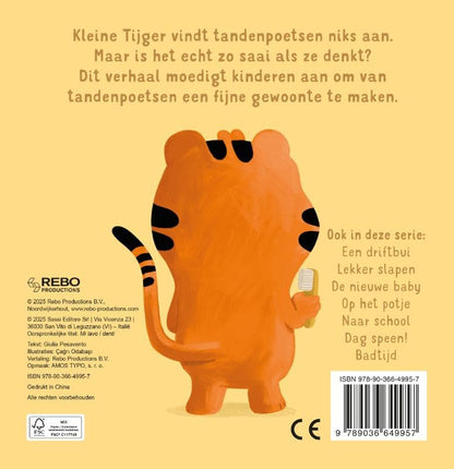 Tandenpoetsen - Stap voor stap Kartonboekje