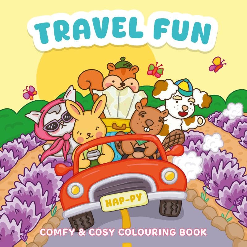 Travel fun - Comfy & cosy Kleurboek