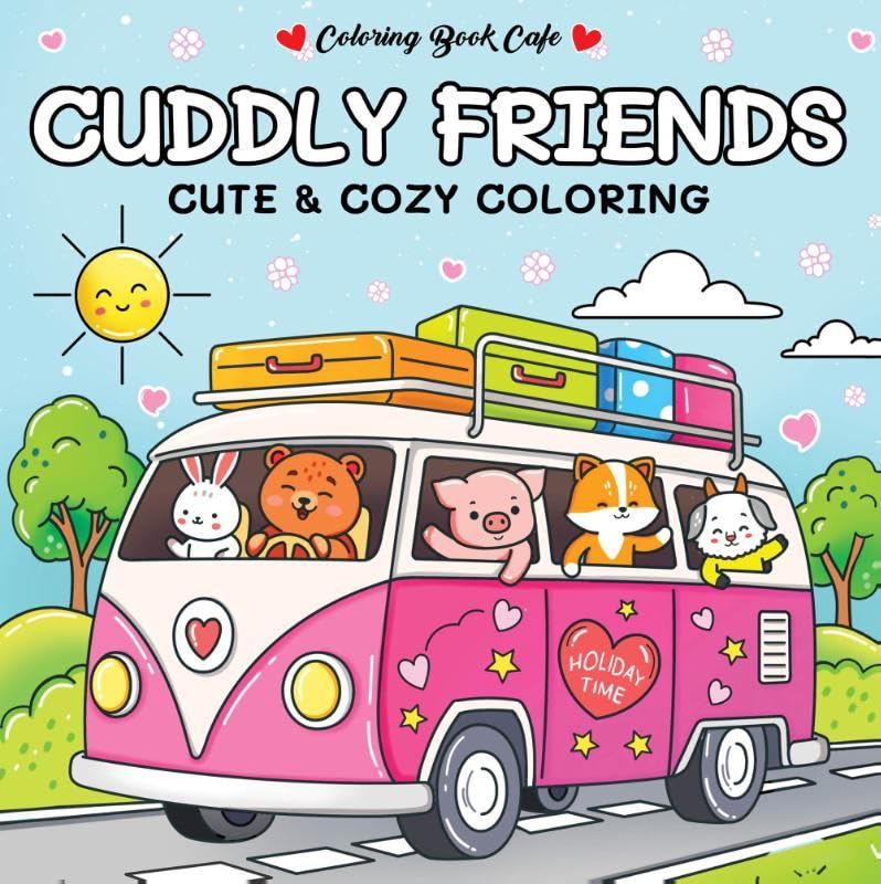 Cuddly friends - Cute & cozy Kleurboek