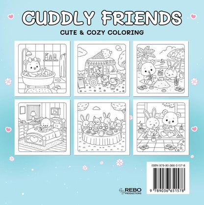 Cuddly friends - Cute & cozy Kleurboek