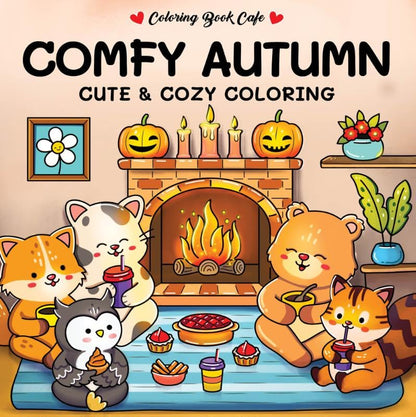 Comfy autumn - Cute & cozy Kleurboek