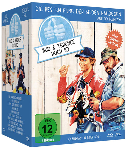 BUD SPENCER & TERENCE HILL Hoch 10 - 10er Blu-ray Haudegen-Box