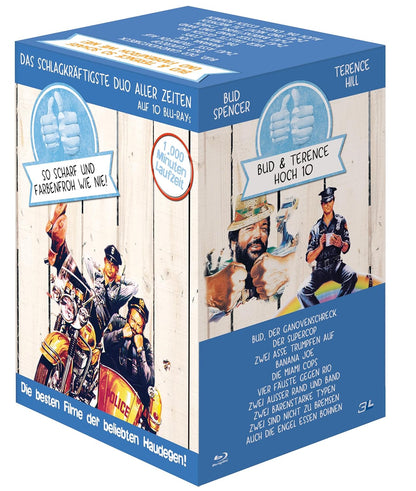 BUD SPENCER & TERENCE HILL Hoch 10 - 10er Blu-ray Haudegen-Box