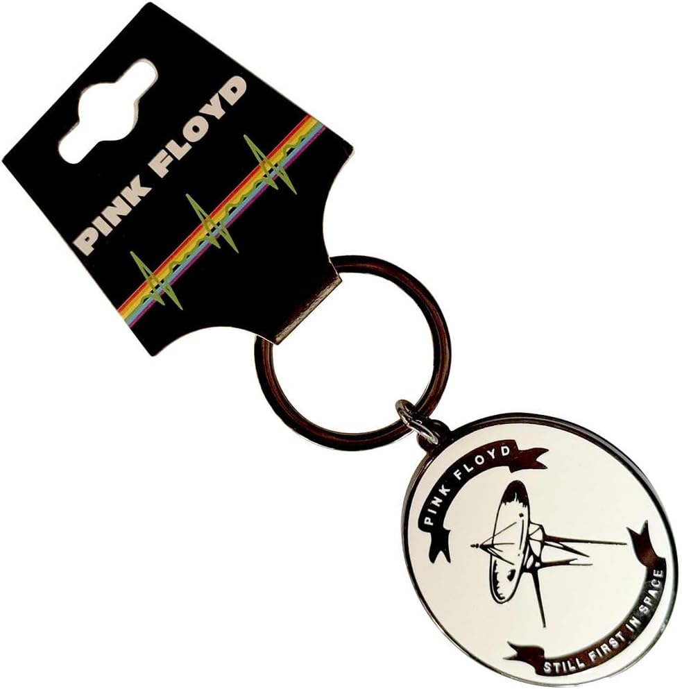 Rock Off officially licensed products Pink Floyd First In Space Oval keyring Keychain One Size