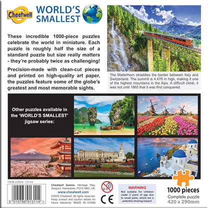 Cheatwell Games World's Smallest 1000 Piece Puzzle