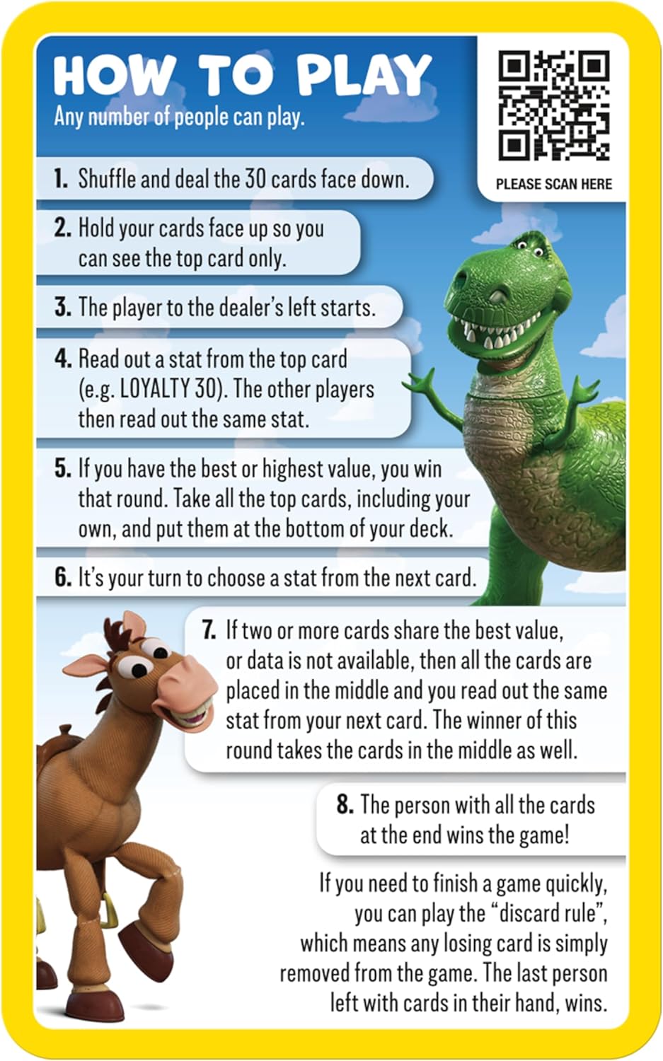 Top Trumps Toy Story Educational travel game Play with friends Travel Companion makes a great gift for ages 6 plus