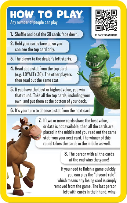 Top Trumps Toy Story Educational travel game Play with friends Travel Companion makes a great gift for ages 6 plus