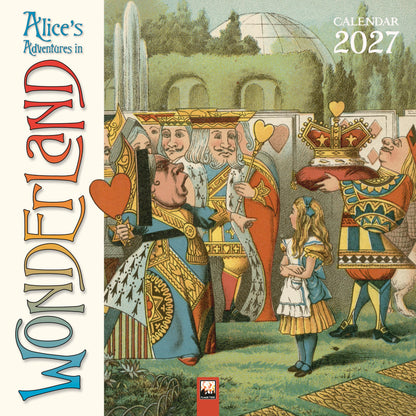 Alice's Adventures in Wonderland Wall Calendar 2027 (Art Calendar