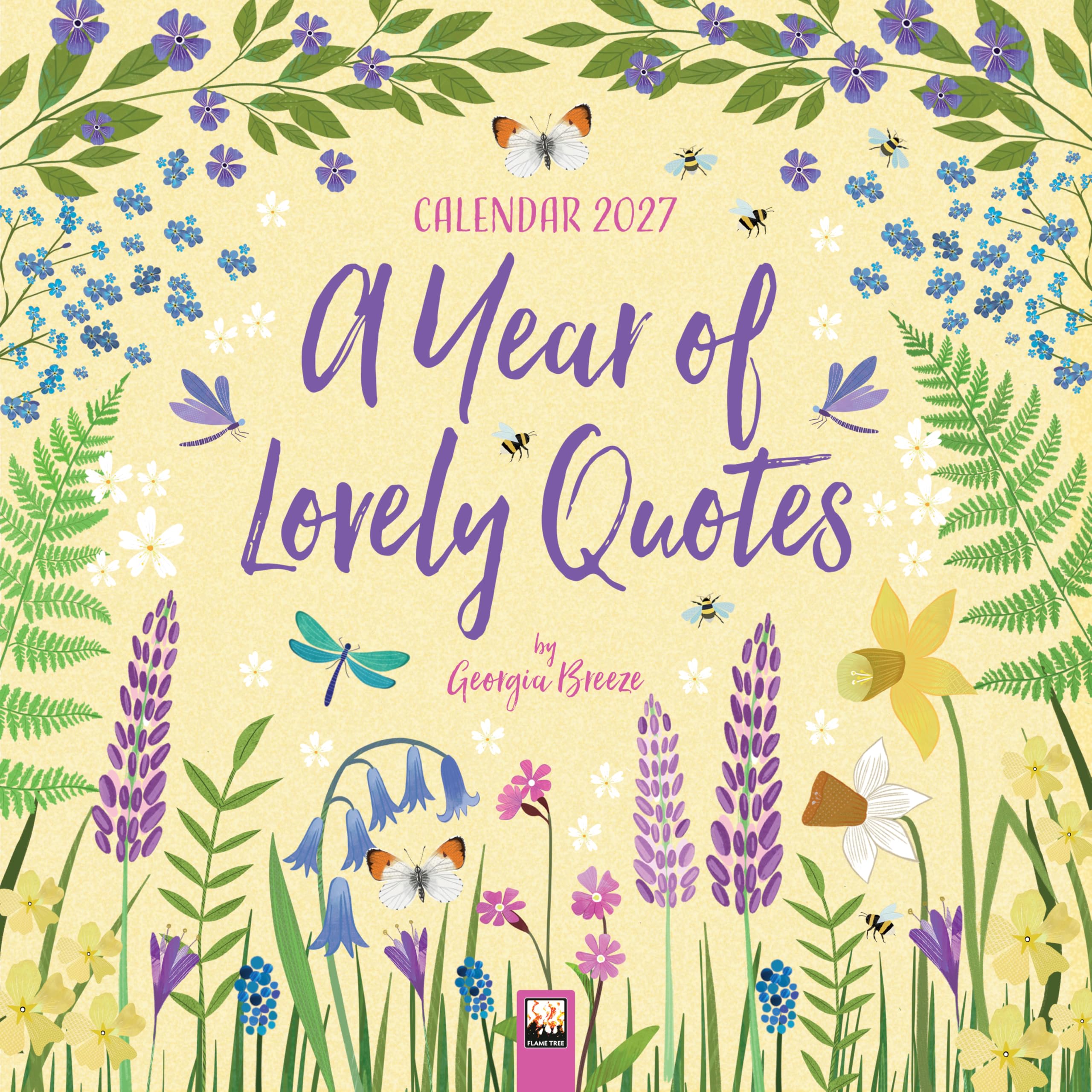 A Year of Lovely Quotes Wall Calendar 2027 (Art Calendar