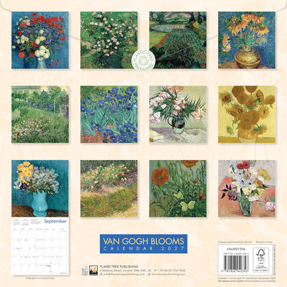Van Gogh Blooms Wall Calendar 2027 (Art Calendar): Original Flame Tree Publishing-Kalender