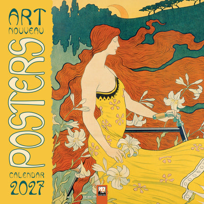 Art Nouveau Posters Wall Calendar 2027 (Art Calendar): Original Flame Tree Publishing-Kalender