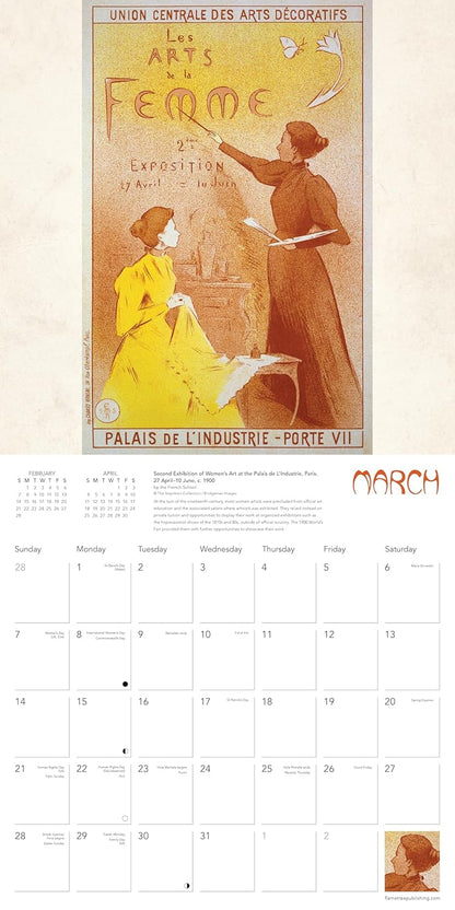 Art Nouveau Posters Wall Calendar 2027 (Art Calendar): Original Flame Tree Publishing-Kalender
