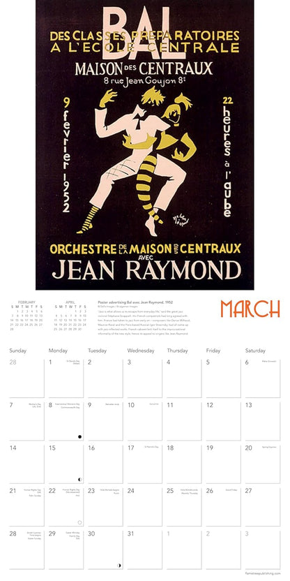The Jazz Age Wall Calendar 2027 (Art Calendar