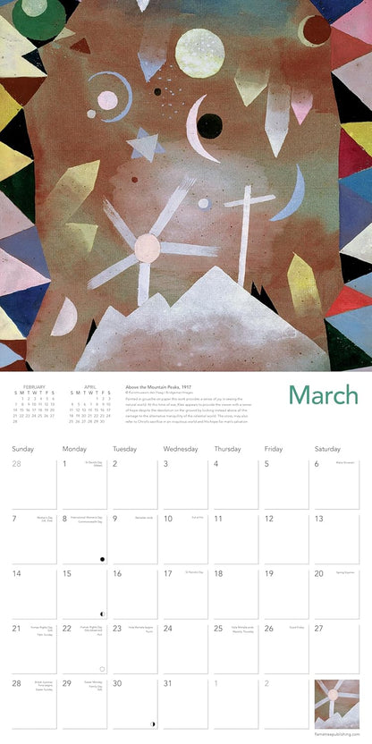 Paul Klee Wall Calendar 2027 (Art Calendar): Original Flame Tree Publishing-Kalender