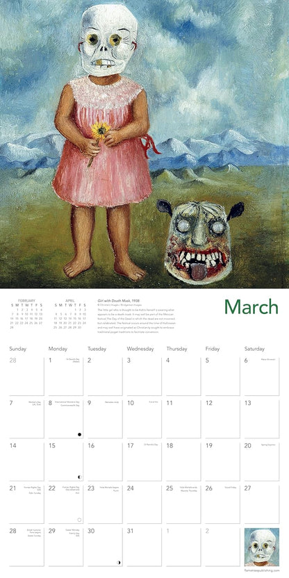 Frida Kahlo Art Wall Calendar 2027 (Art Calendar