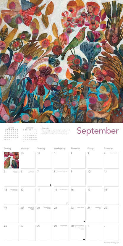 Esté MacLeod Wall Calendar 2027 (Art Calendar): Original Flame Tree Publishing-Kalender