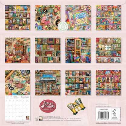 Aimee Stewart Wall Calendar 2027 (Art Calendar): Original Flame Tree Publishing-Kalender