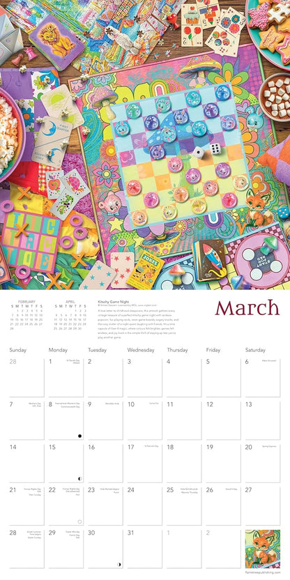 Aimee Stewart Wall Calendar 2027 (Art Calendar): Original Flame Tree Publishing-Kalender