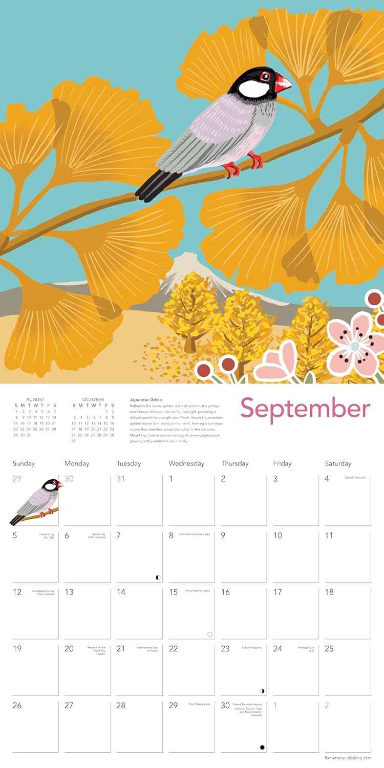 Kate Heiss Wall Calendar 2027 (Art Calendar): Original Flame Tree Publishing-Kalender