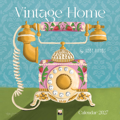 Vintage Home by Abby Jacobs Wall Calendar 2027 (Art Calendar