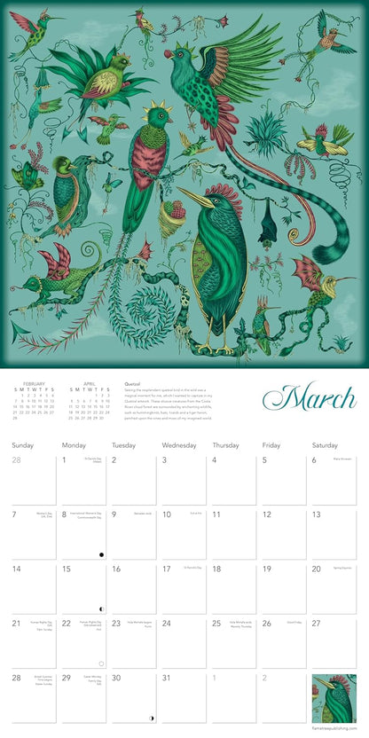 Emma J Shipley Wall Calendar 2027 (Art Calendar