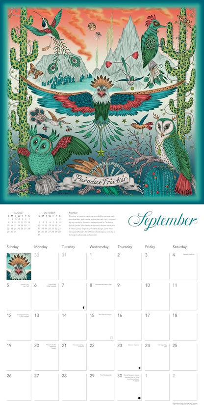 Emma J Shipley Wall Calendar 2027 (Art Calendar