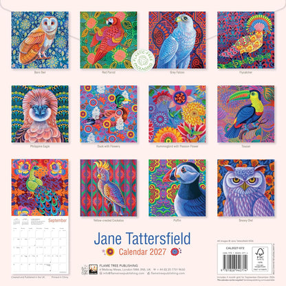 Jane Tattersfield Wall Calendar 2027 (Art Calendar