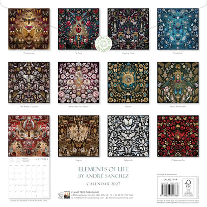 André Sanchez Wall Calendar 2027 (Art Calendar