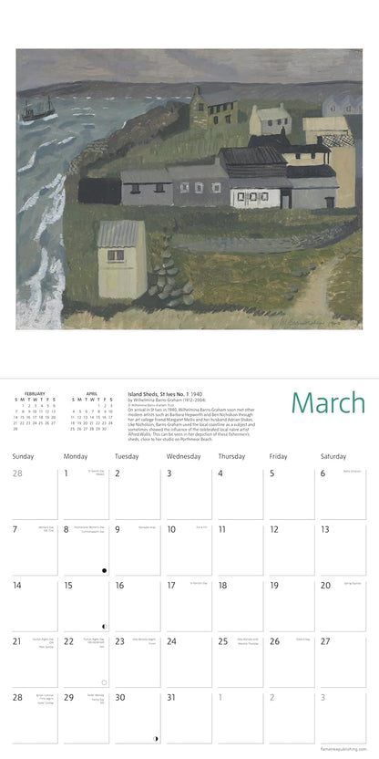 Tate: St Ives Artists Wall Calendar 2027 (Art Calendar