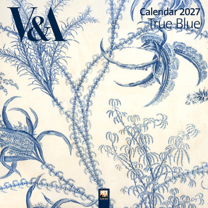 V&A: True Blue Wall Calendar 2027 (Art Calendar
