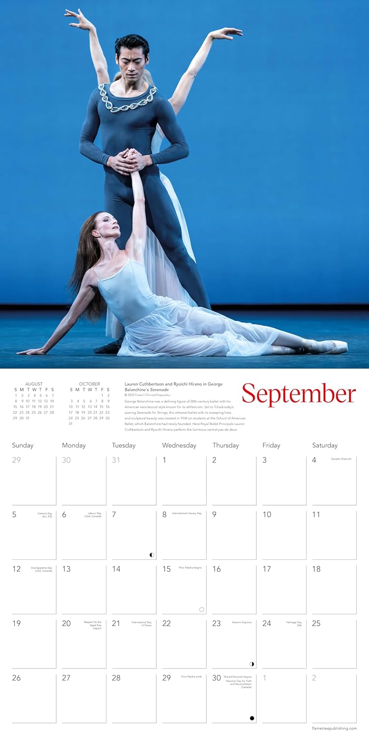 Royal Ballet Wall Calendar 2027 (Art Calendar): Original Flame Tree Publishing-Kalender
