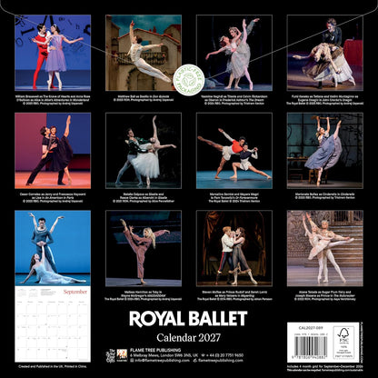 Royal Ballet Wall Calendar 2027 (Art Calendar): Original Flame Tree Publishing-Kalender