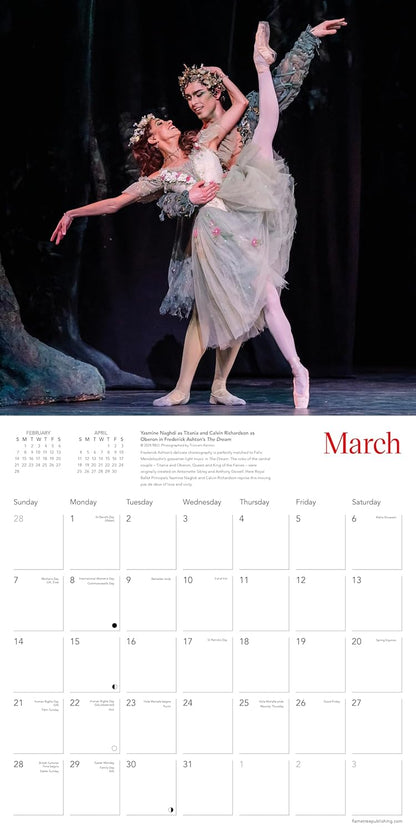 Royal Ballet Wall Calendar 2027 (Art Calendar): Original Flame Tree Publishing-Kalender