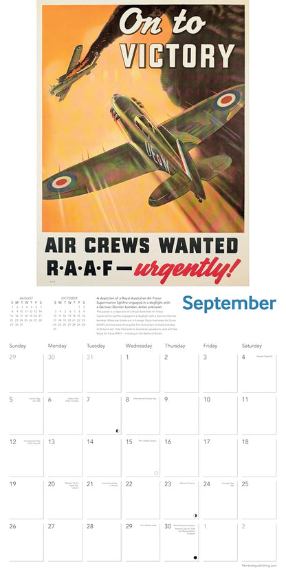 Imperial War Museums: Spitfires Wall Calendar 2027 (Art Calendar): Original Flame Tree Publishing-Kalender
