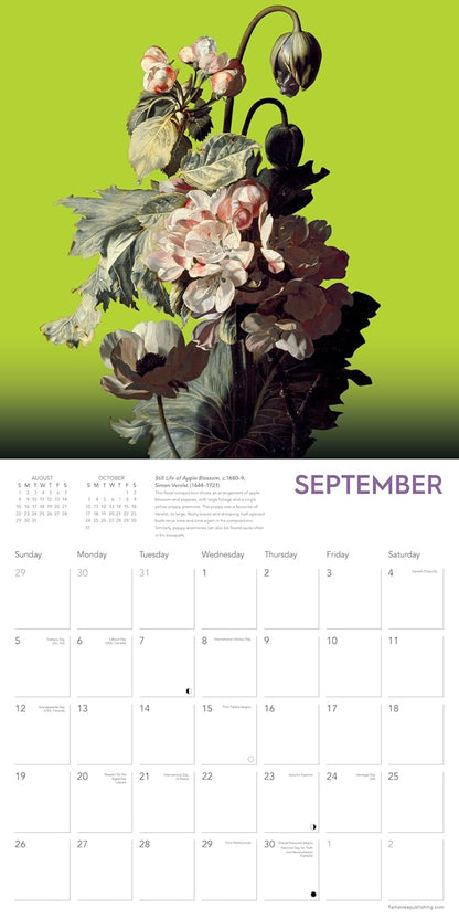 Ashmolean Museum: In Bloom Wall Calendar 2027 (Art Calendar