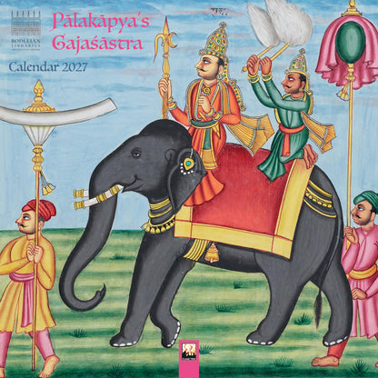 Bodleian Libraries: Pālakāpya's Gajaśāstra (The Science of Elephants) Wall Calendar 2027 (Art Calendar