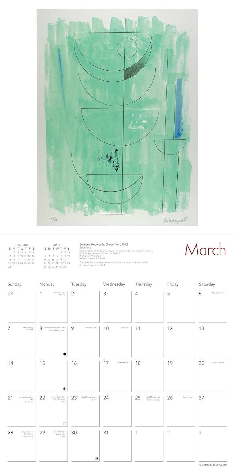 The Hepworth Wakefield Wall Calendar 2027 (Art Calendar