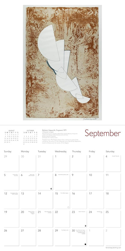 The Hepworth Wakefield Wall Calendar 2027 (Art Calendar