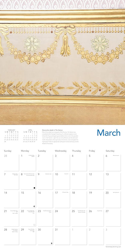 Royal Pavilion Brighton Wall Calendar 2027 (Art Calendar